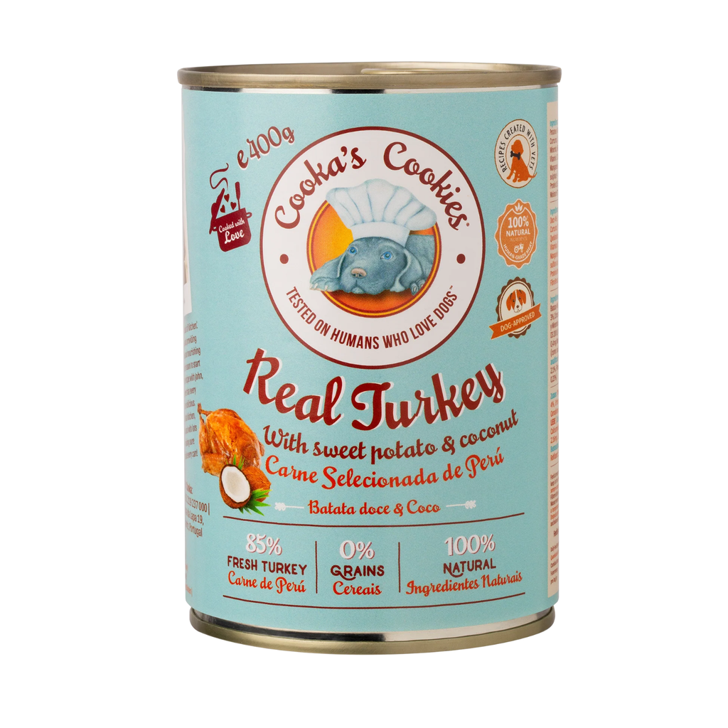 Cooka's Cookies - Dinde, patate douce et noix de coco (pâtée)