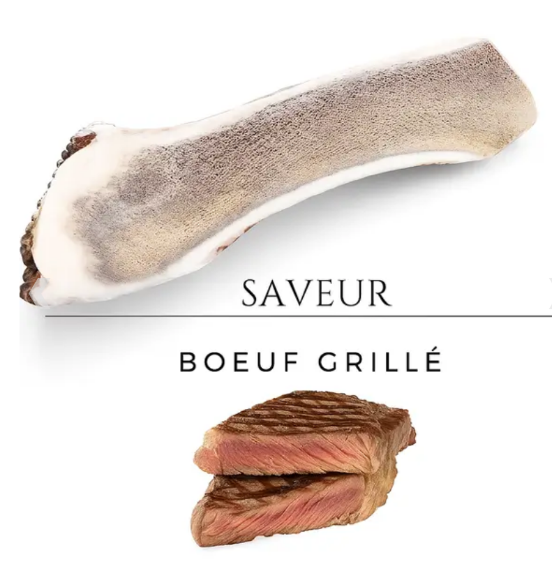 Bois de cerf fendu - Différentes saveurs
