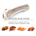 Bois de cerf fendu - Différentes saveurs