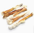 Bandes peaux de lapin avec poils (2pièces)