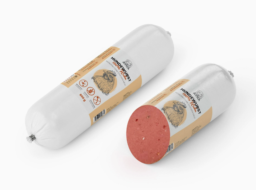 Saucisses AYKA – Friandises à haute valeur gustative- Naturelles pour Chien