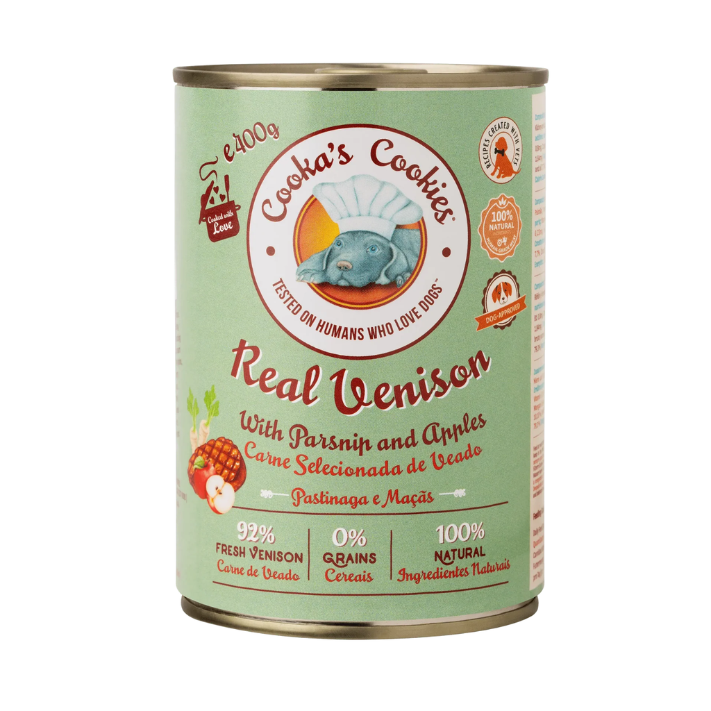 Cooka's Cookies - Venaison, panais et pommes (pâtée)
