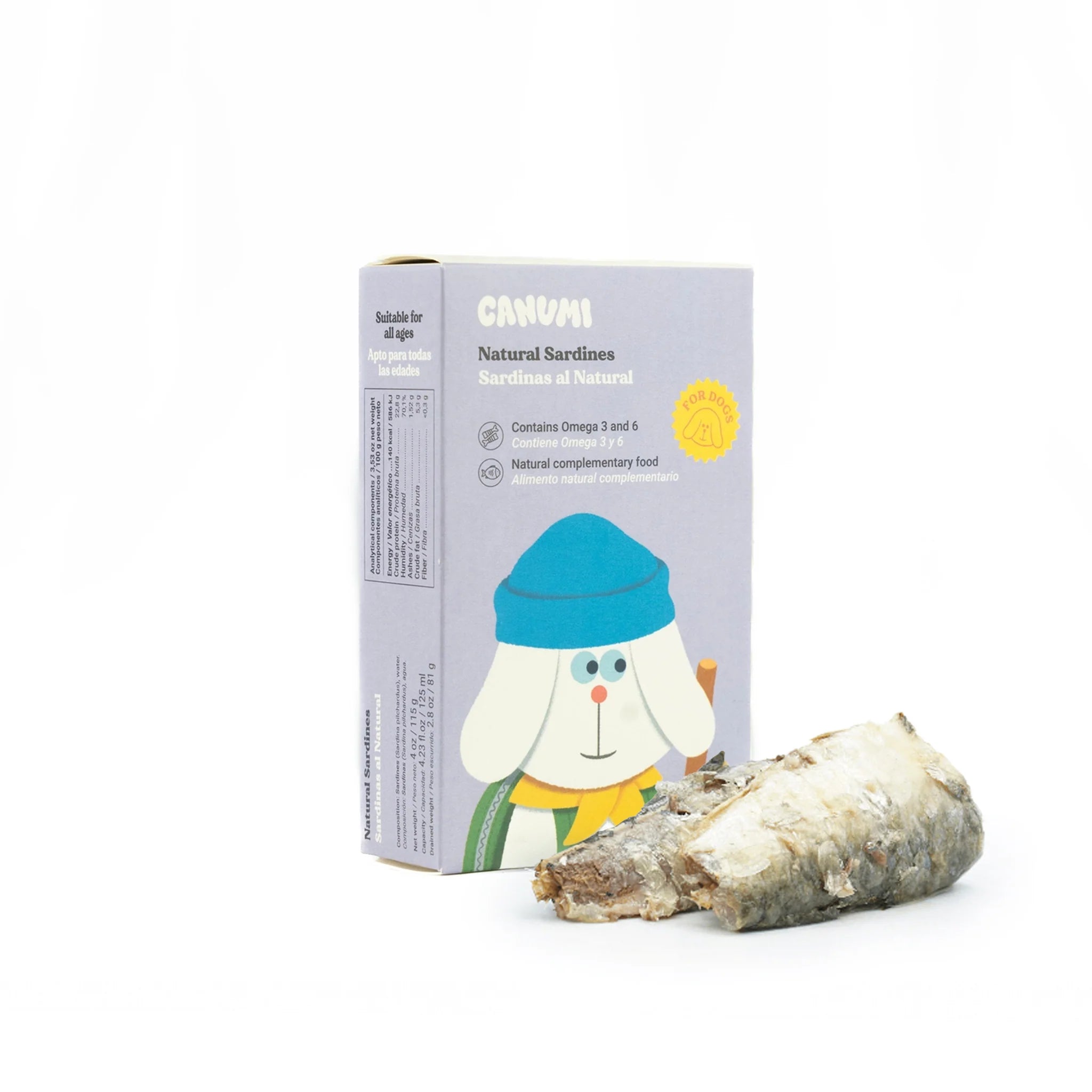 Canumi - Sardines sauvages CÔTE ATLANTIQUE (115g)