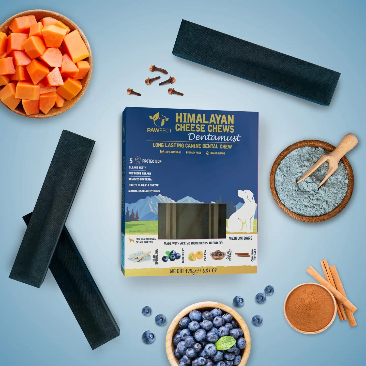 Pawfect - Fromage pâte dure (diverses saveurs)